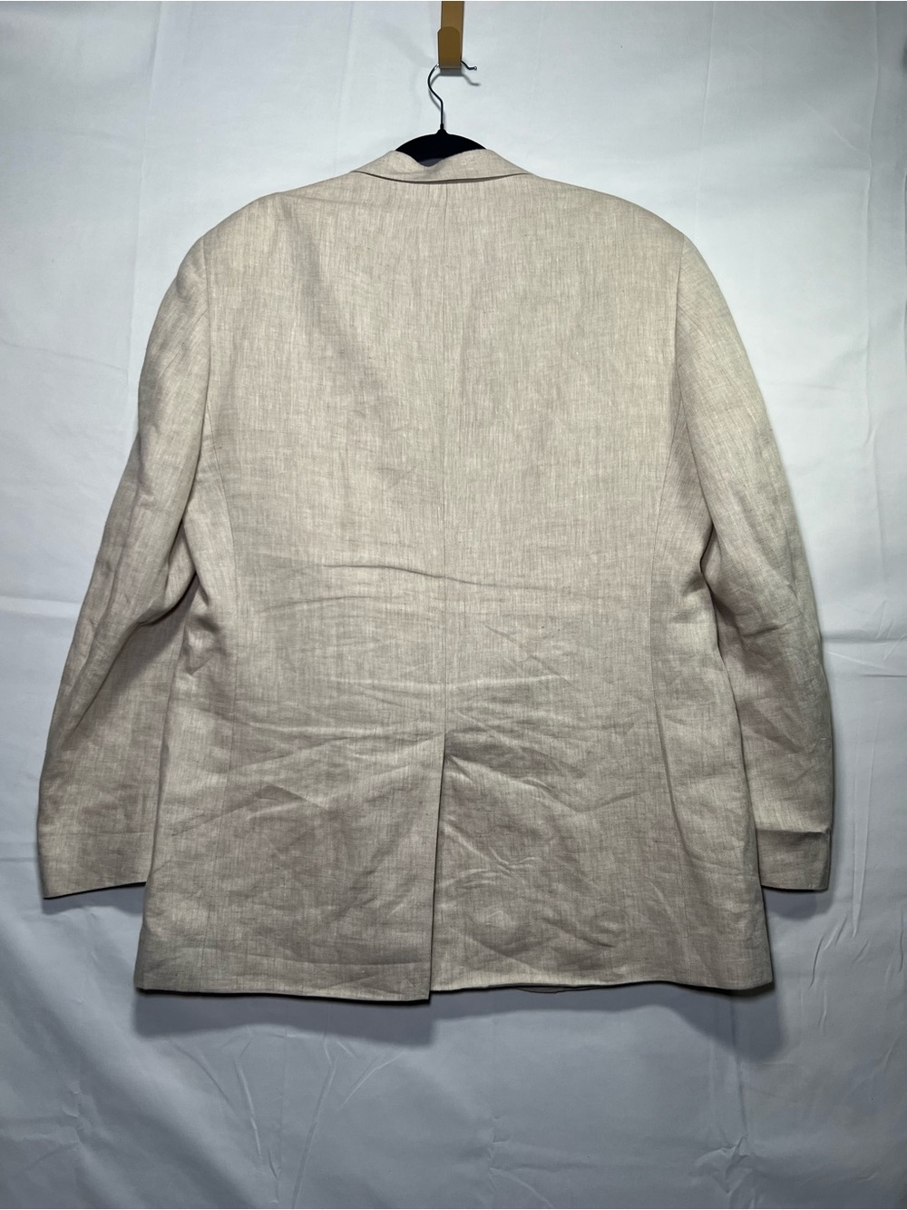 Haspel 100% Linen Beige Two Button Sport Coat Blazer 42R - Picture 6 of 9